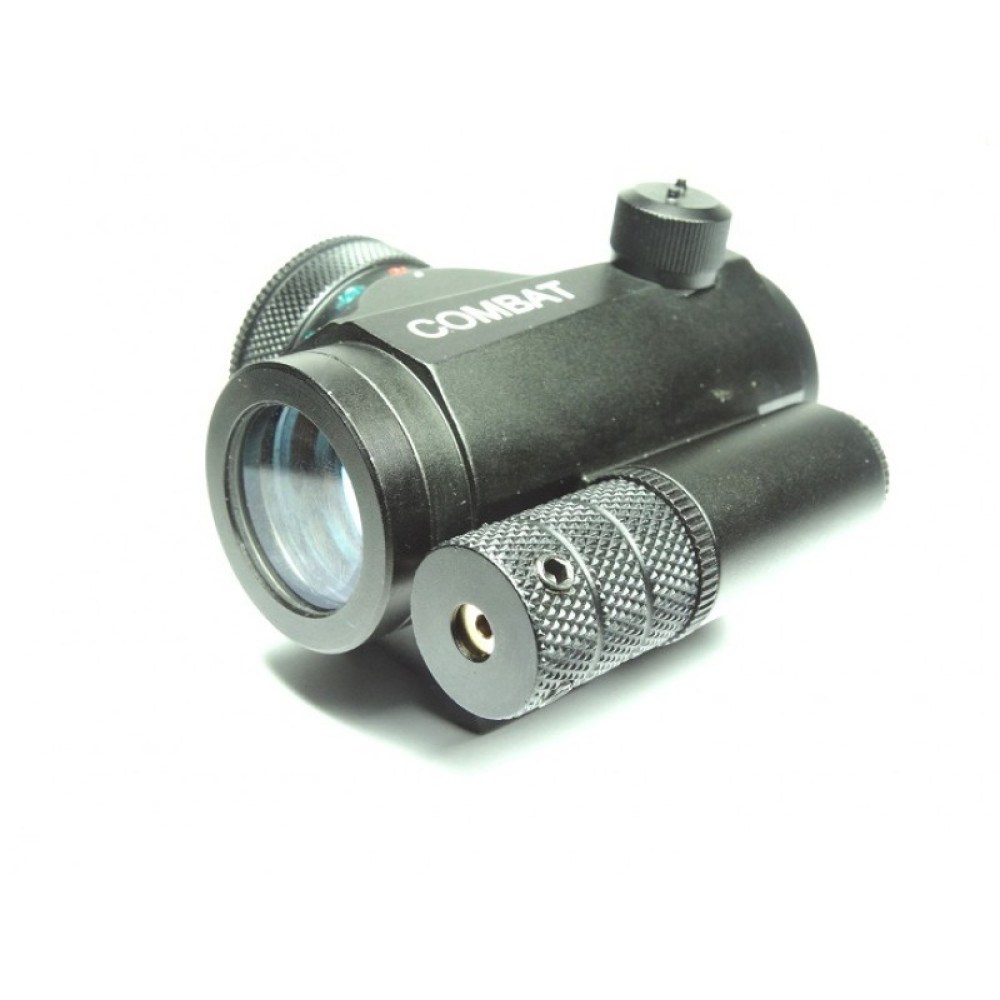 Коллиматорный прицел COMBAT 1x20 c Лазерным Целеуказателем Weaver