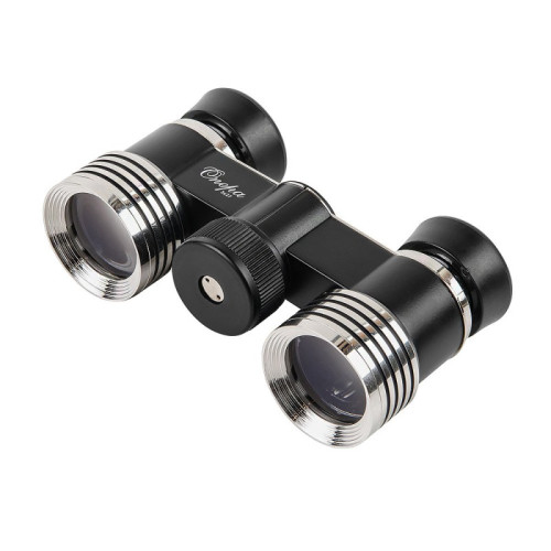 Бинокль театральный Veber Opera БГЦ 3x27, черно-серебристый, Серебрянный