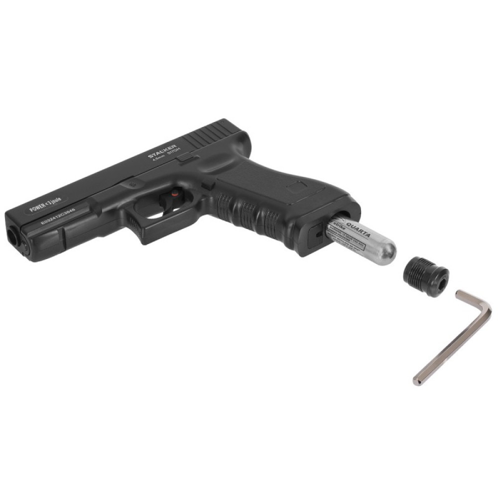 Пистолет пневматический Stalker S17GM (Glock17) к.4,5мм