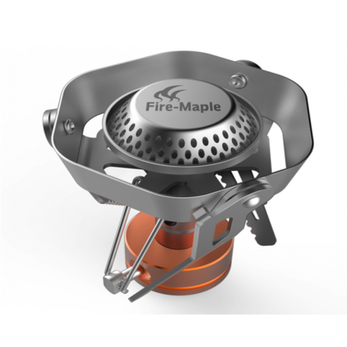 Накручивающаяся горелка с широкой конфоркой и встроенным ветрозащитным экраном Lepus