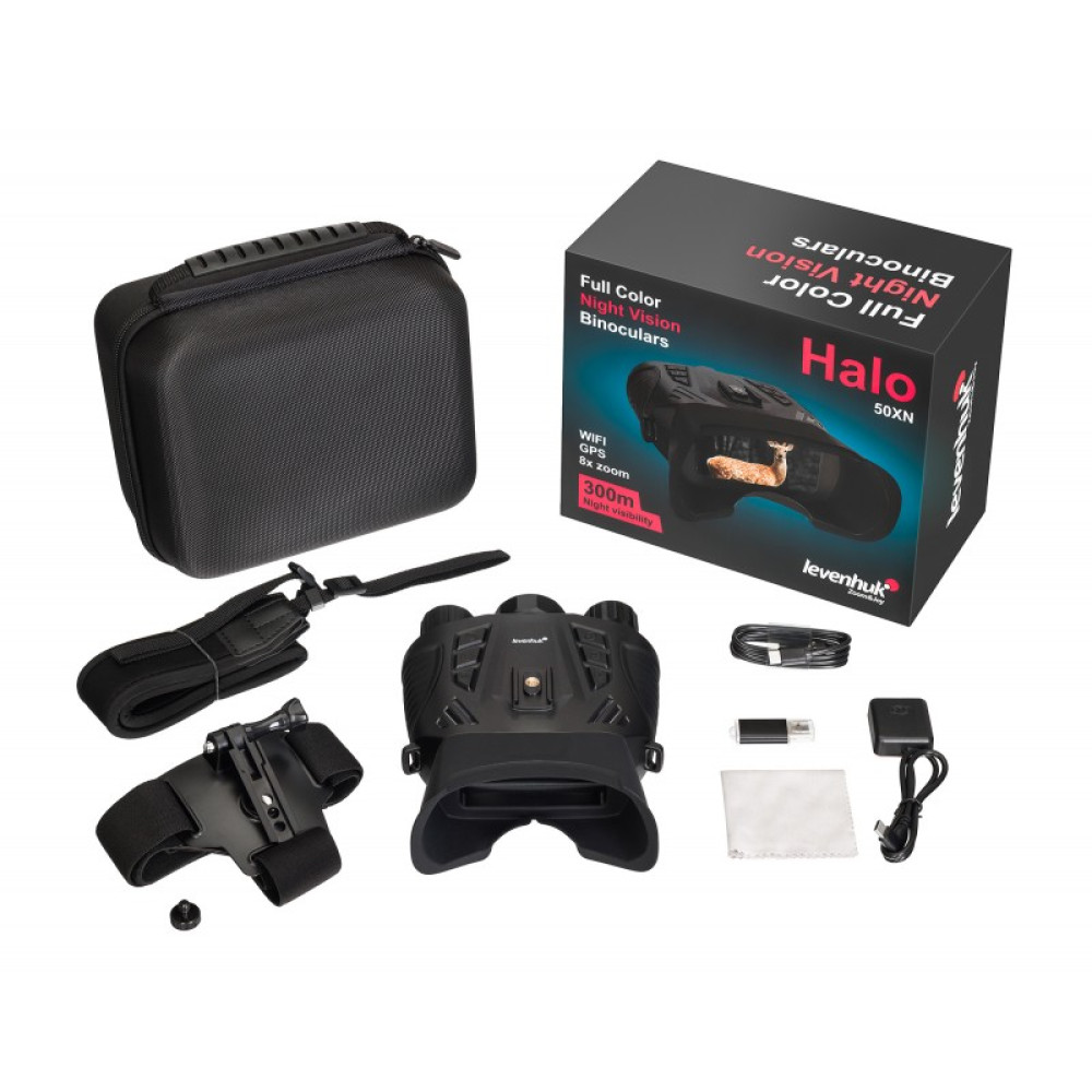 Бинокль цифровой ночного видения Levenhuk Halo 50XN GPS