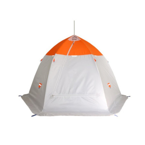 Палатка Пингвин 3.5 бело-оранжевый