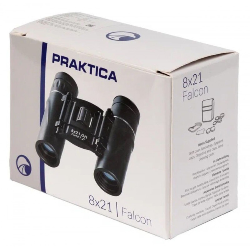 Бинокль PRAKTICA Falcon 8x21, черный