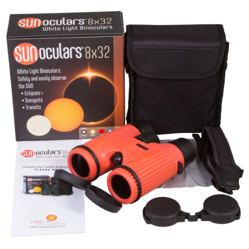 Бинокль солнечный LUNT SUNoculars 8x32, красный