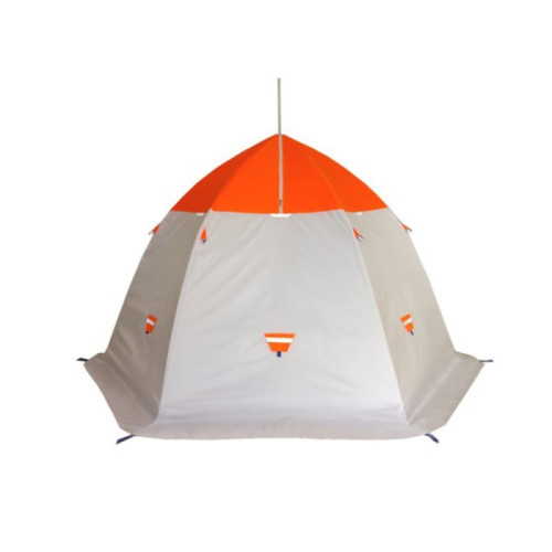 Палатка Пингвин 3.5 бело-оранжевый