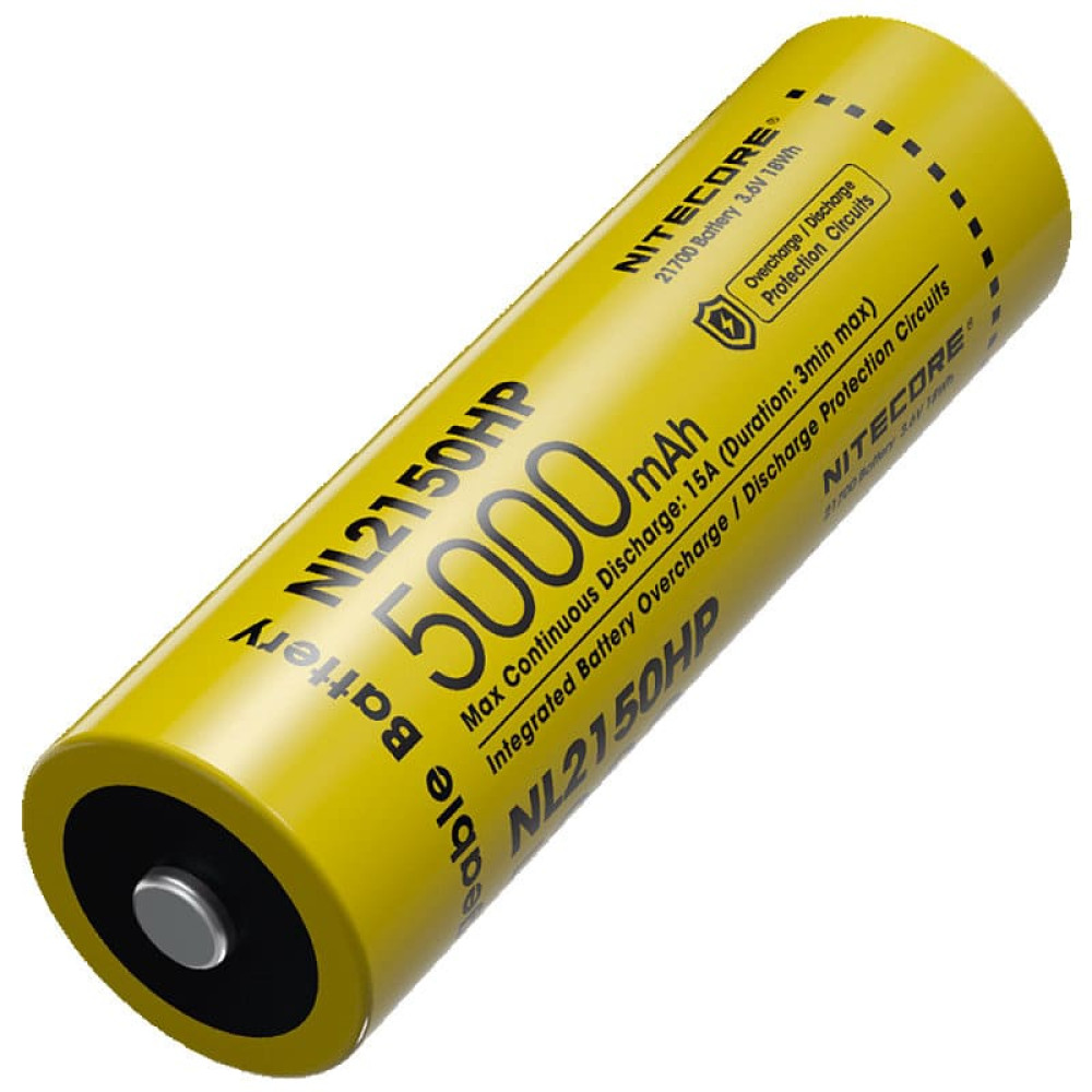 Аккумулятор Nitecore NL2150HPI 21700 3.7v 5000mA 15A