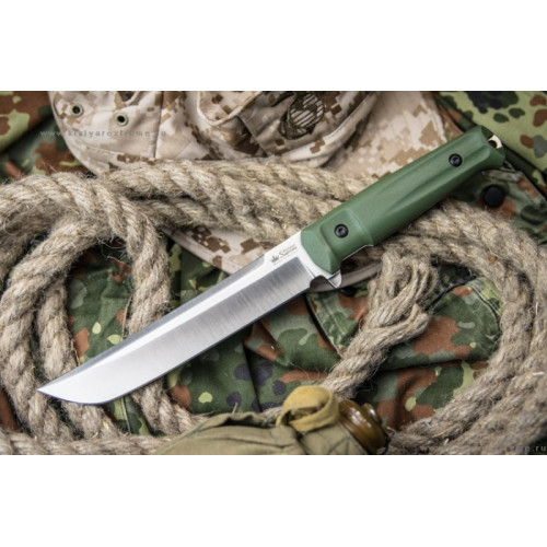 Туристический нож Senpai AUS-8 StoneWash Олива