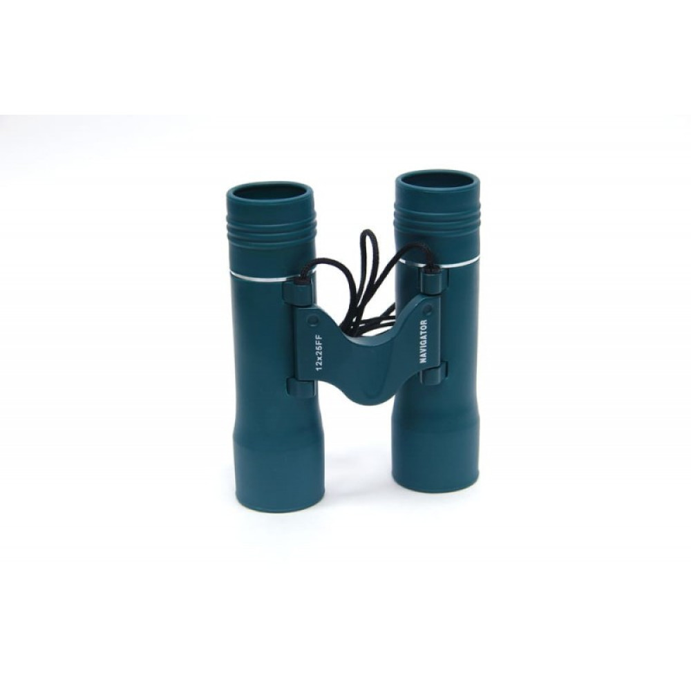 Бинокль Navigator 12х25 FF зеленый (обрезиненный, компактный)