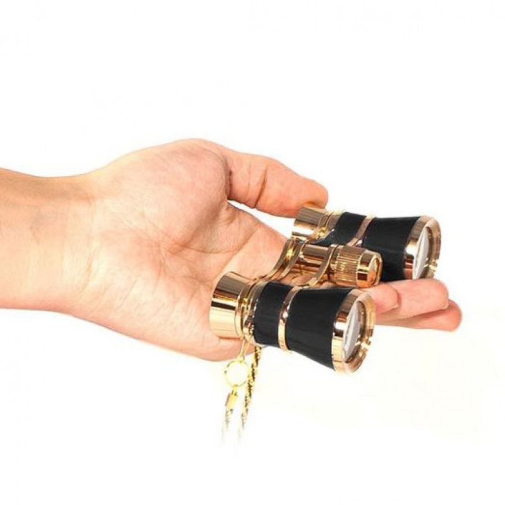 Бинокль театральный STURMAN 3x25, черный, Черный