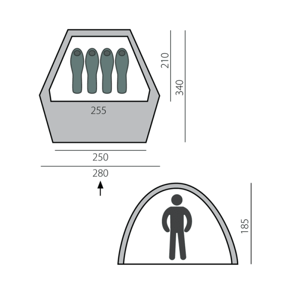 Палатка BTrace Express 4