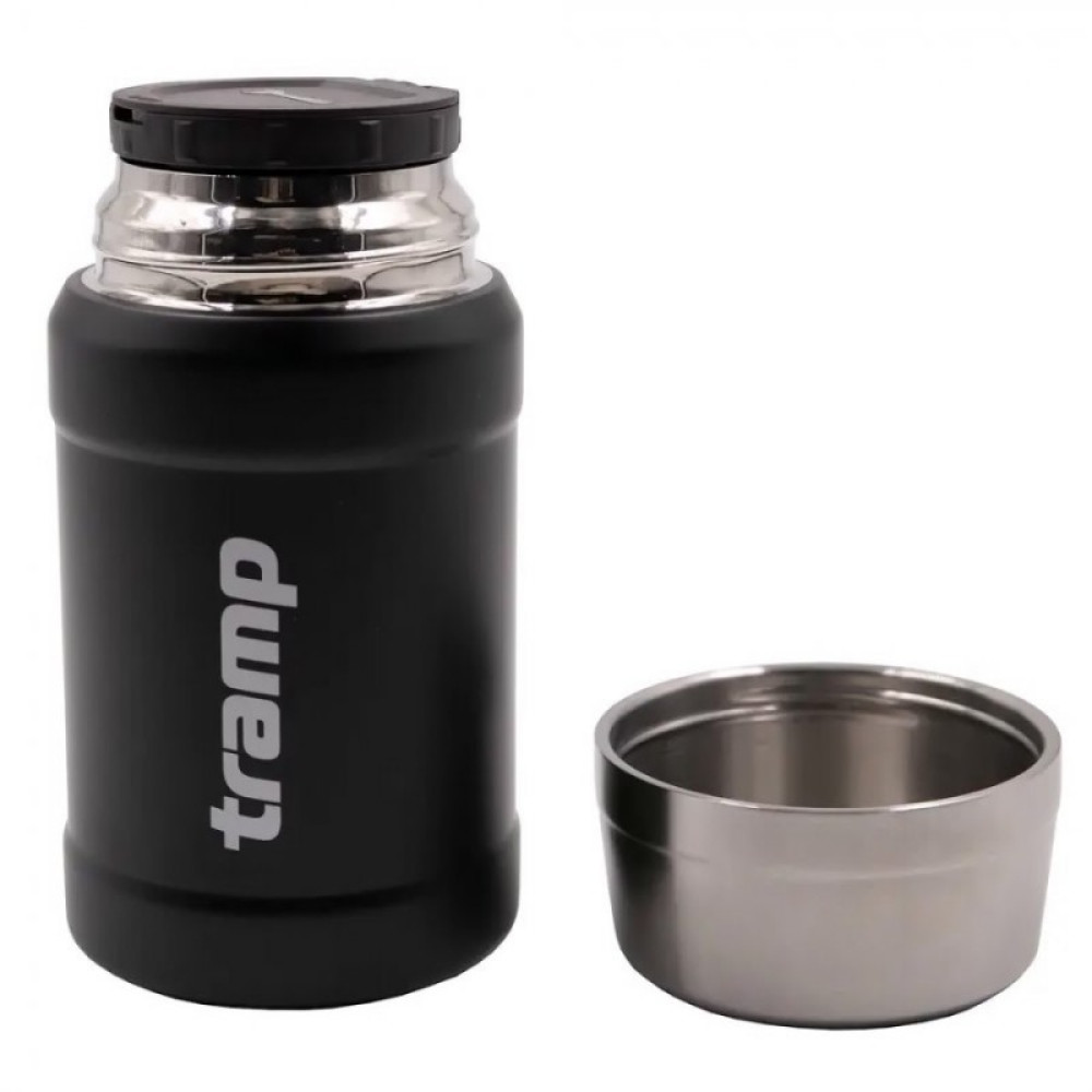 Tramp термос с широким горлом 0,8 л с сумкой TRC-132, черный