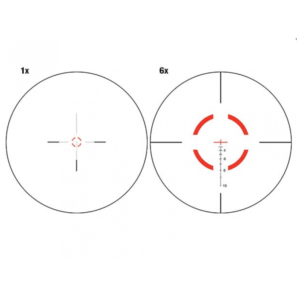 Оптический прицел Trijicon Vcog 1-6x24 Segmented circle/crosshair 7.62/175 (VC16-C-1600011)