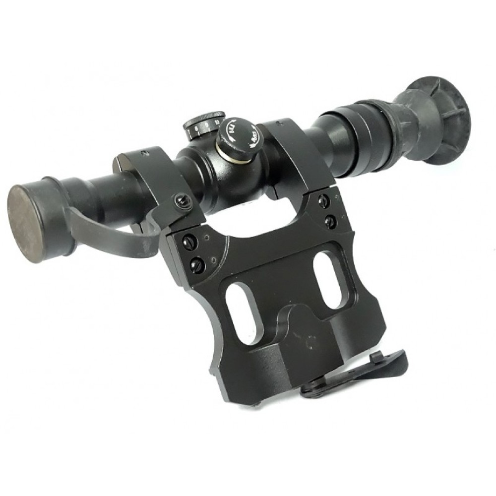 Оптический прицел Рысь 4М сетка №1 с кронштейном для Вепрь