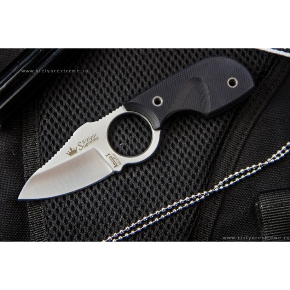 Шейный нож Amigo X Satin AUS-8