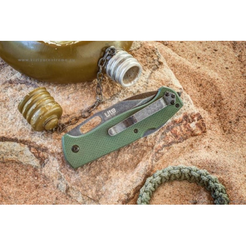 Складной нож Ute 440C StoneWash Green G10