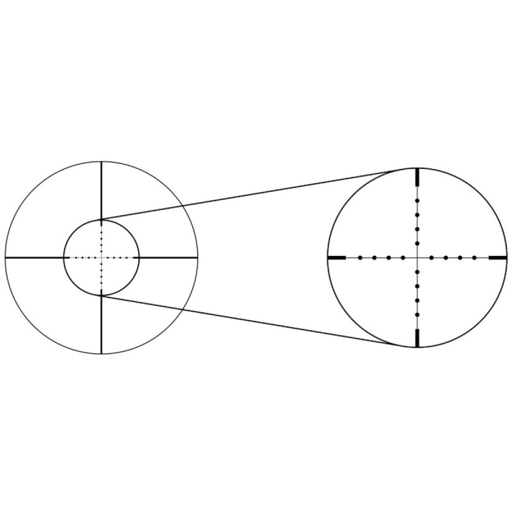 Оптический прицел Gaut Quartz 3-9x40, сетка 3 (Mil-Dot) нить
