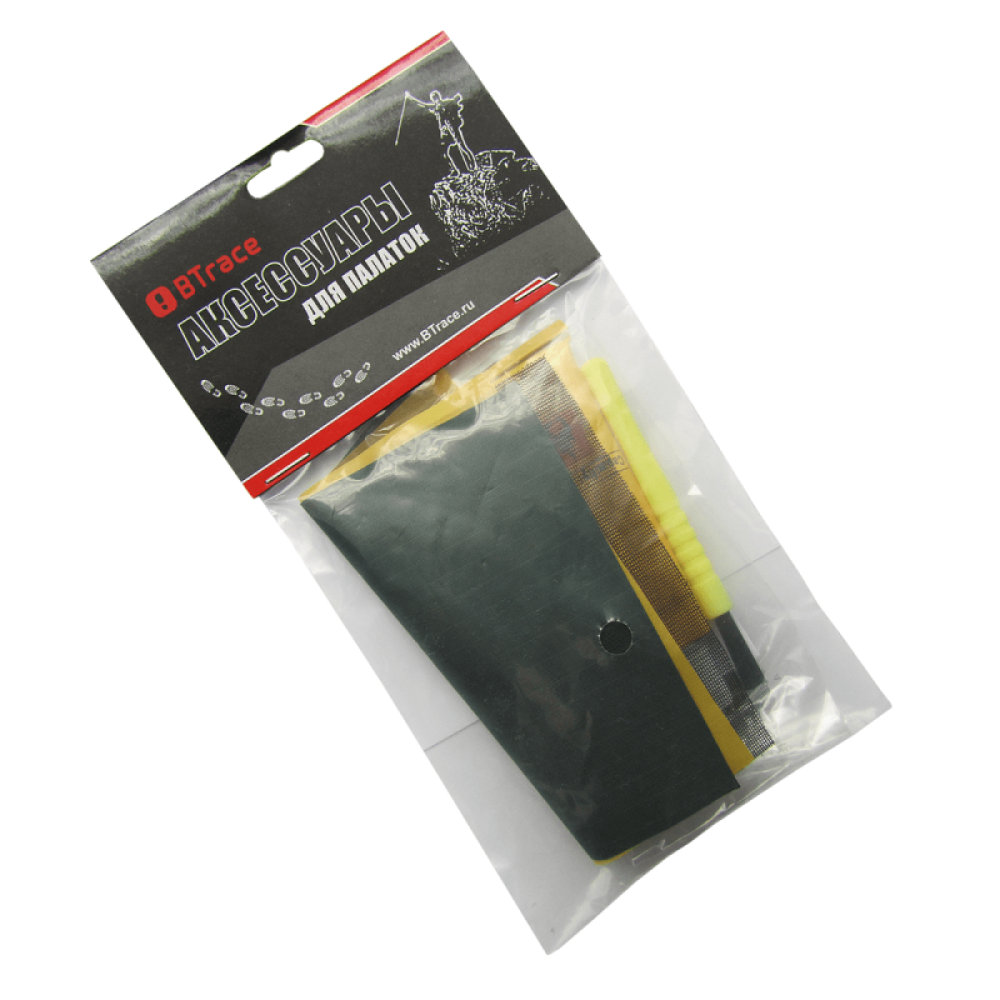 Ремкомплект BTrace для палатки (заплаты всех тканей + клей)