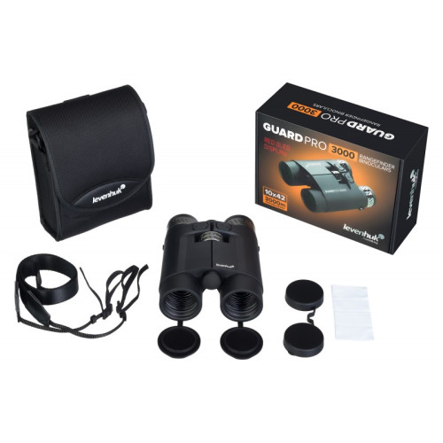 Бинокль с дальномером Levenhuk Guard PRO 3000, Черный