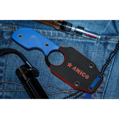 Шейный нож Amigo Z Black D2