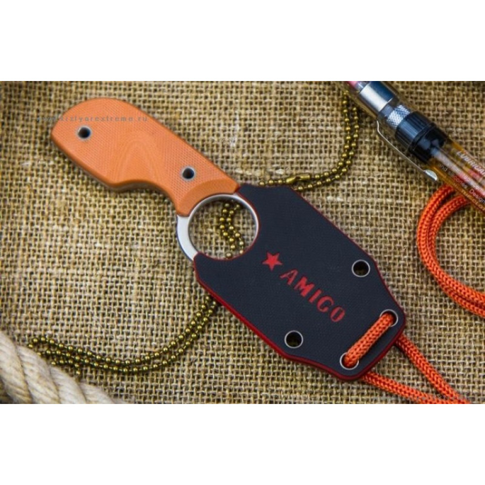 Шейный нож Amigo Z Satin D2