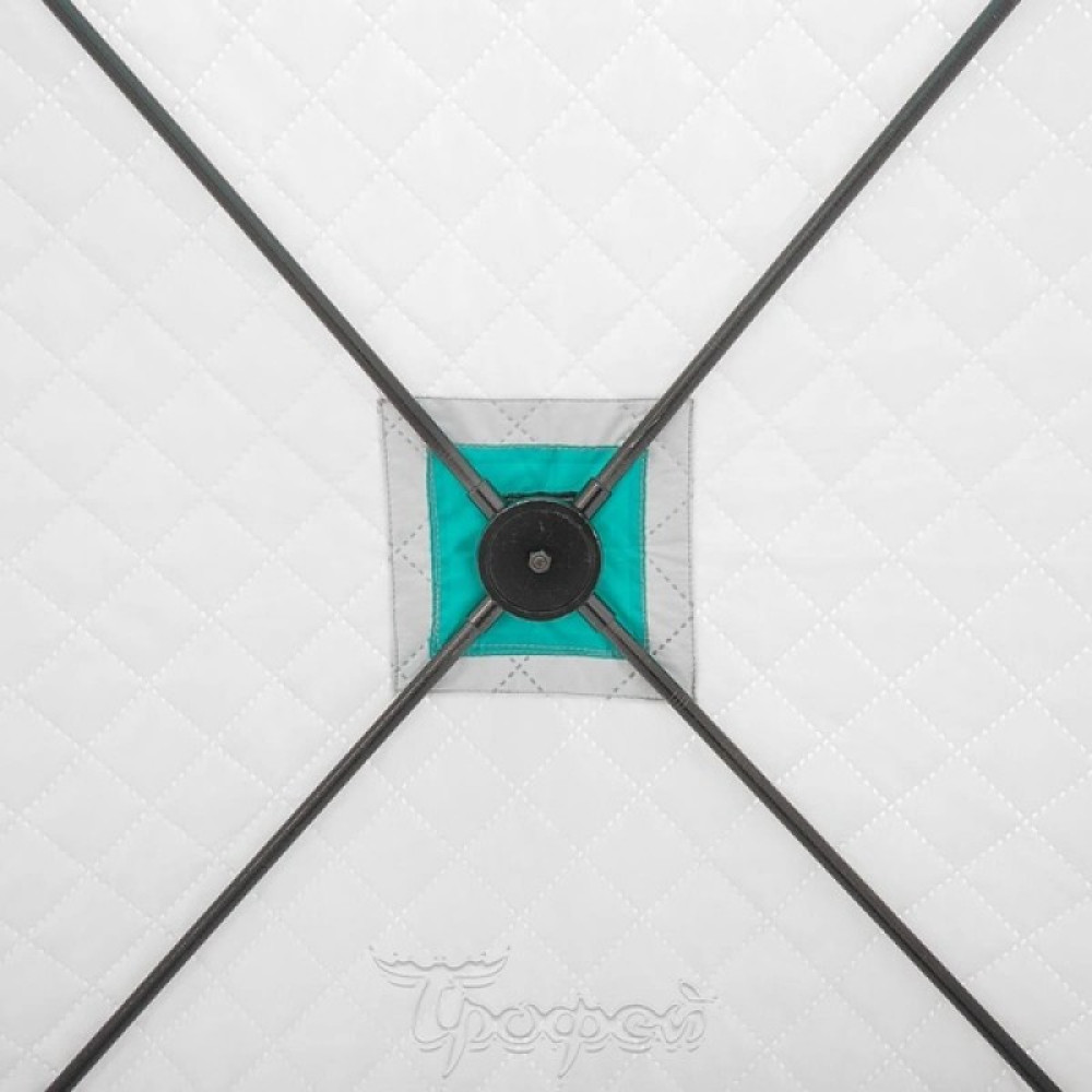 Палатка Helios Premier Комфорт 1,8x1,8 бирюза/серый