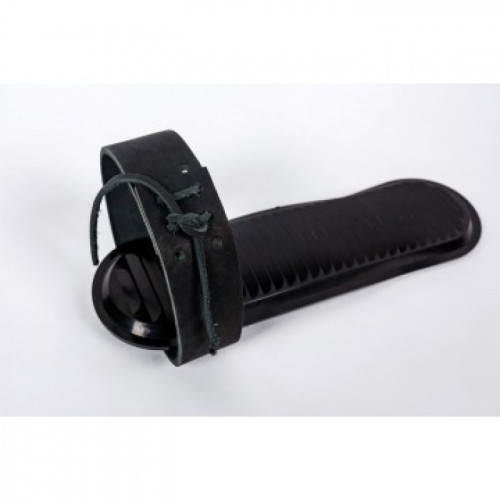 Комплект креплений кожа Маяк (амортизатор, носковой ремень, черный)