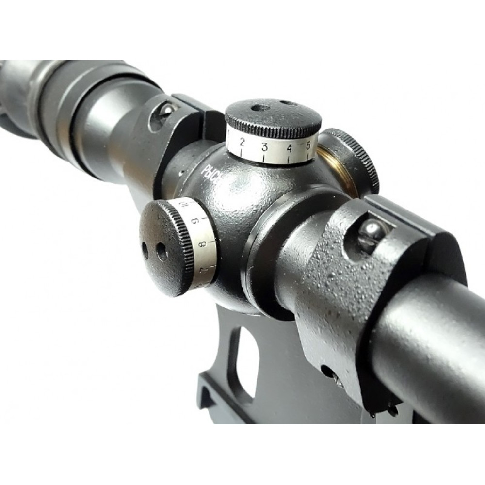 Оптический прицел Рысь 6М сетка №6 с кронштейном для Вепрь