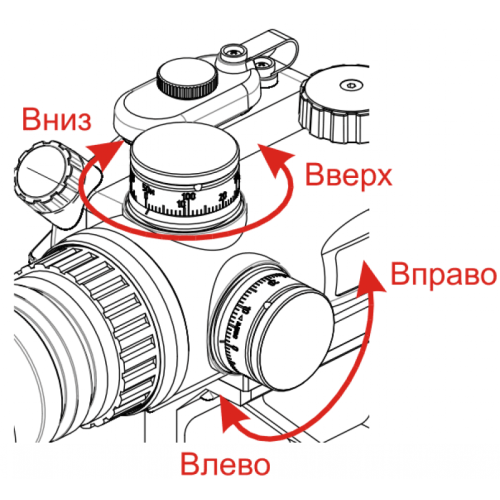 Прицел ночного видения Dedal 490-DK3 (165) - 6х