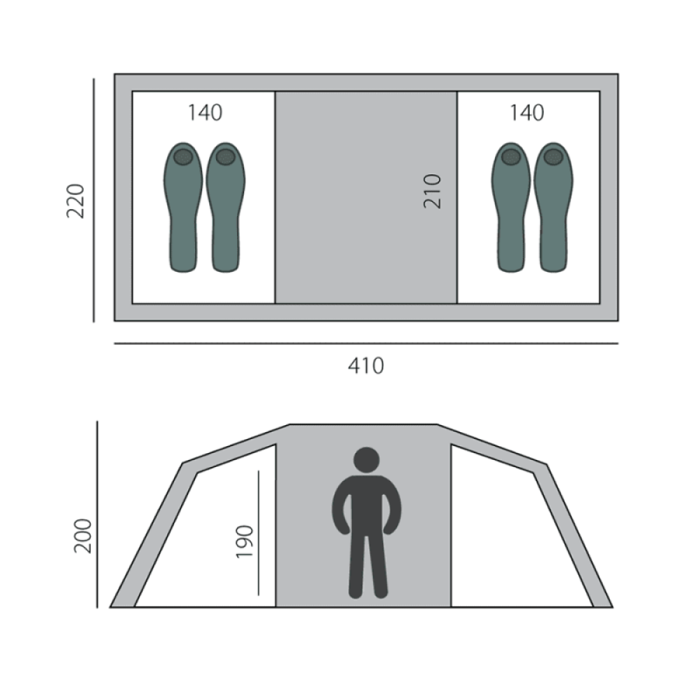 Палатка BTrace Tube 4