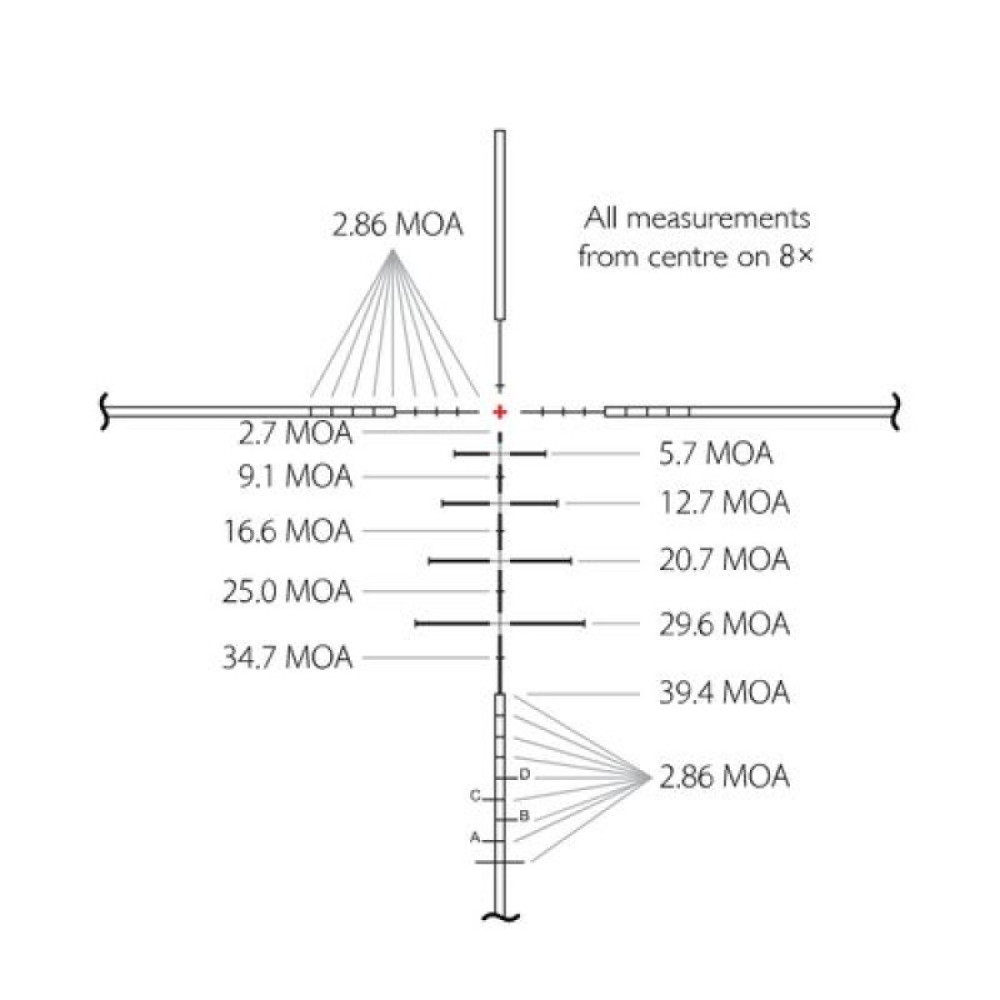 Оптический прицел Hawke Sidewinder 6-24x56(SR Pro), Черный