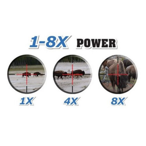 Оптический прицел Leapers UTG 1-8X28 Accushot Tactical T8 (Mil-Dot)