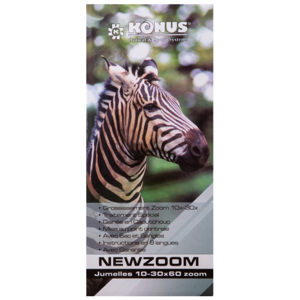 Бинокль Konus NewZoom 10-30x60