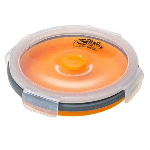 Tramp контейнер складной с крышкой-защелкой 800 мл (оранжевый)