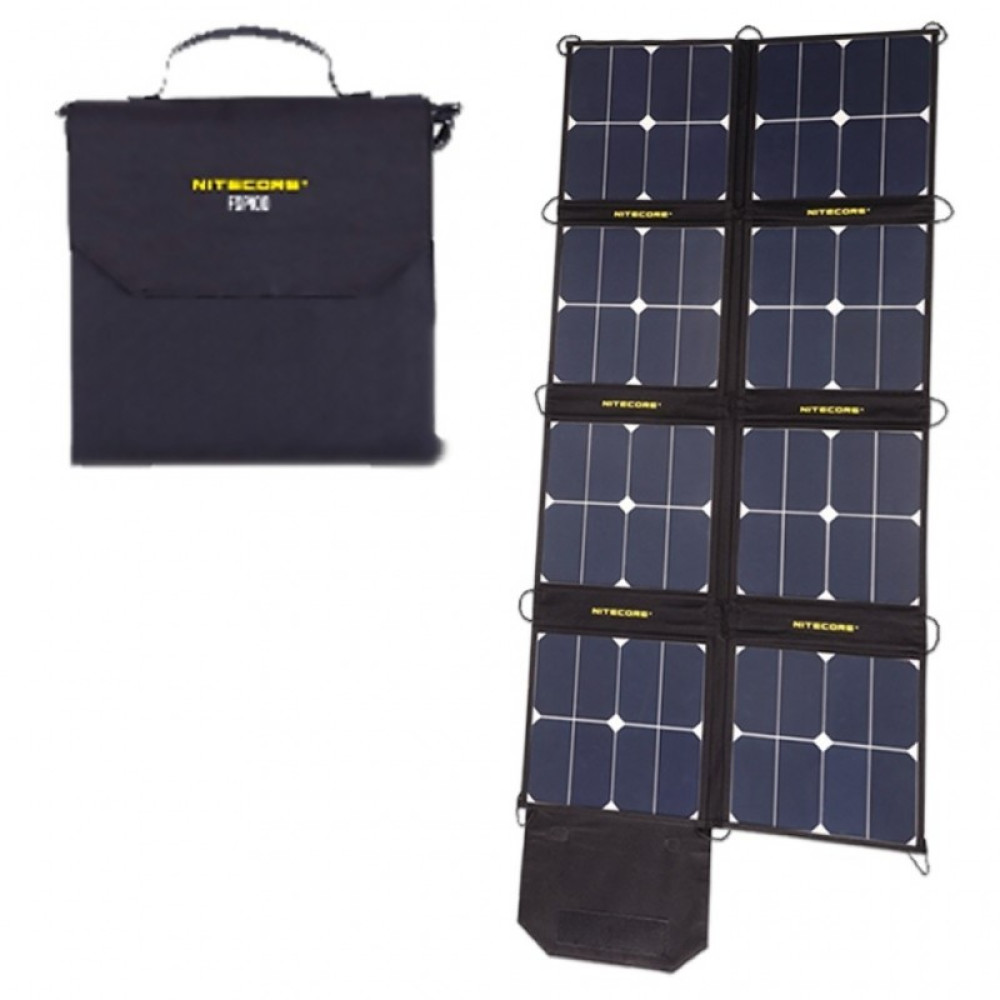 Портативная электростанция NITECORE Комплект NPS600+FSP100+Удлинитель для панели FSP100