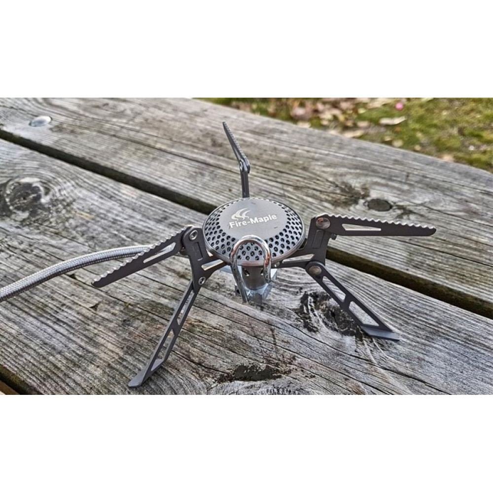 Титановая газовая горелка с системой предварительного подогрева топлива. Blade 2