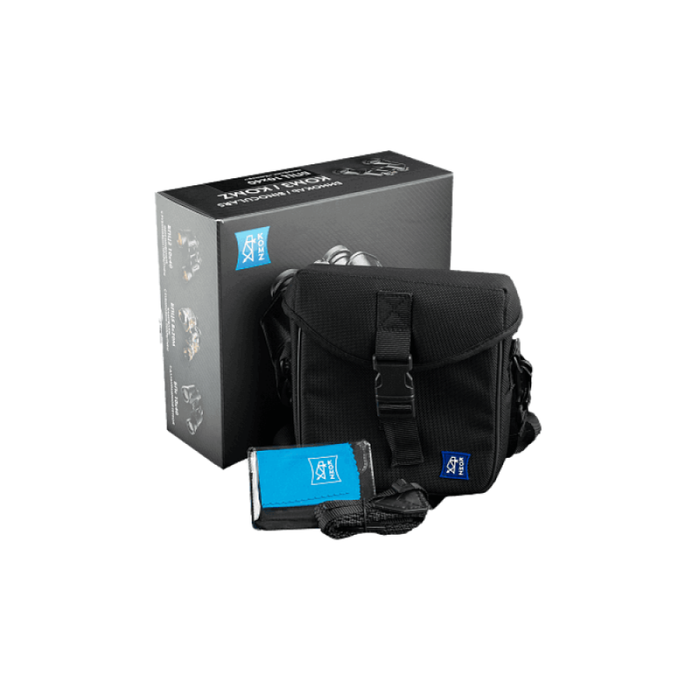 Бинокль БПЦ2 10х40 (обрезиненный) «Байгыш» с дальномерной сеткой, Черный