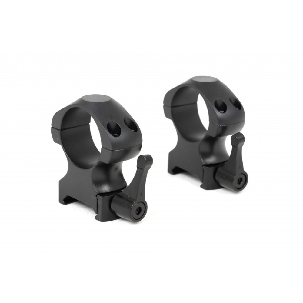 Кольца Arkon 25,4 мм быстросъемные на weaver / Аркон 25,4 мм быстросъемные на вивер стальные, низкие