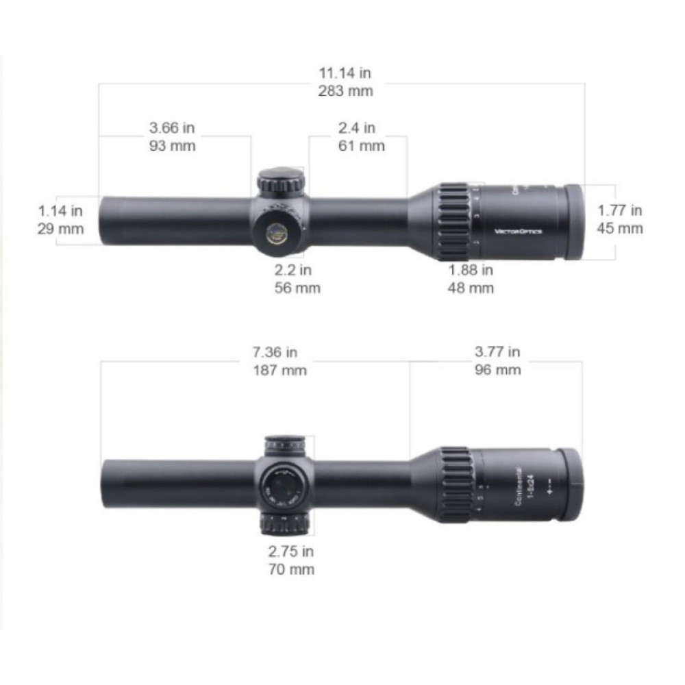 Оптический прицел Vector Optics Continental 1-6x24 Hunting SFP