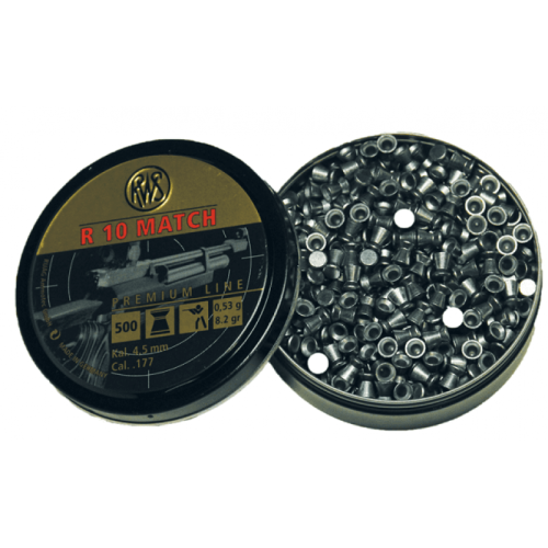 Пульки RWS R10 Match, 0.53 г, 4.5 мм, 500 шт, 2137364