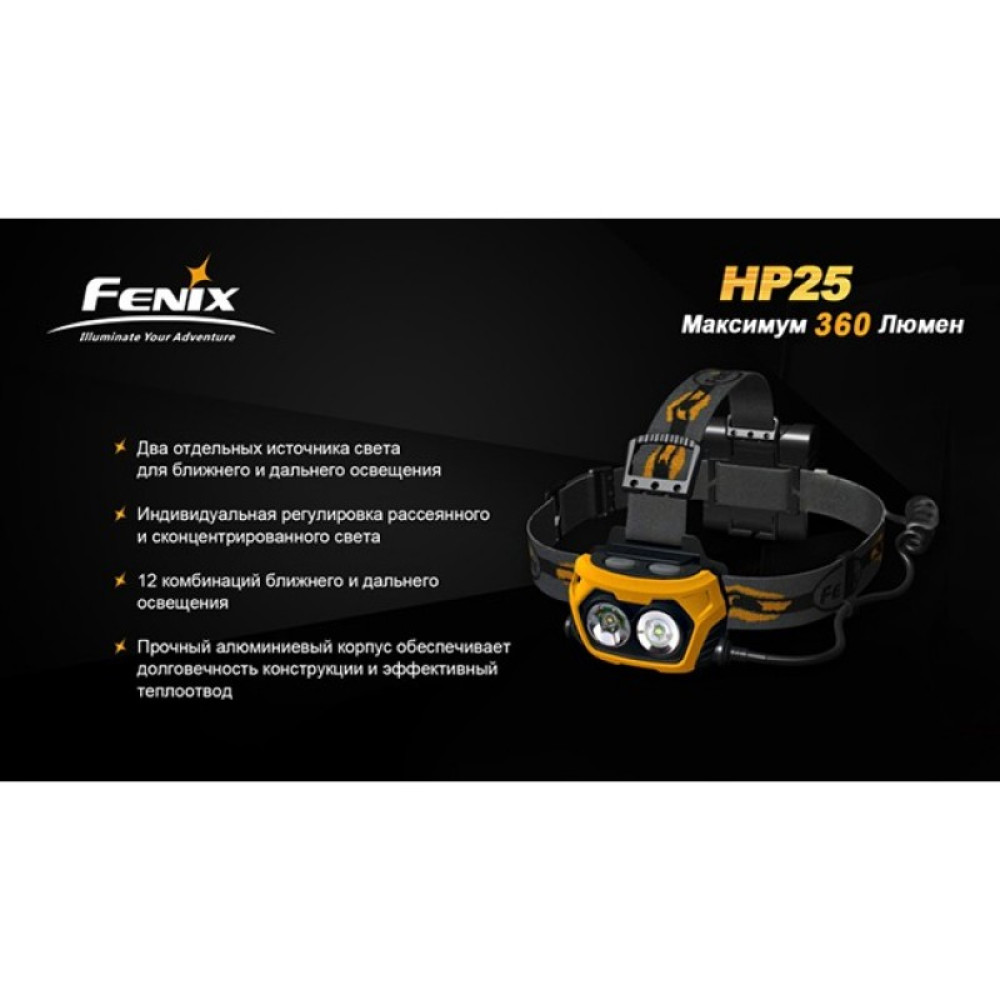 Налобный фонарь Fenix HP25 Cree XP-E