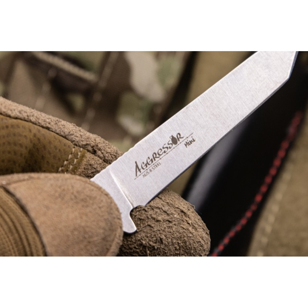 Туристический нож Aggressor Mini AUS-8 StoneWash