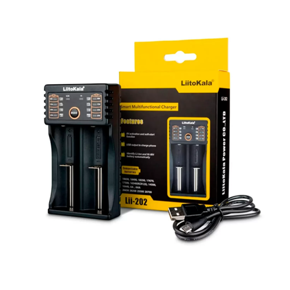 Зарядное устройство для аккумуляторов LiitoKala Lii-202