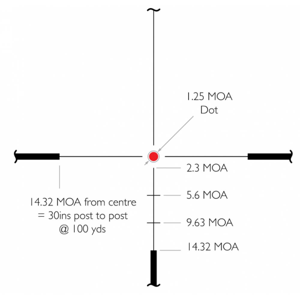 Оптический прицел Hawke Endurance 1 5-15х50 IR SF LR Dot