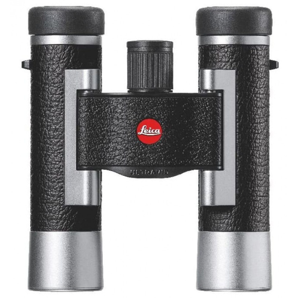Бинокль Leica SilverLine 10x25, кожа, серебристый корпус, Серебрянный