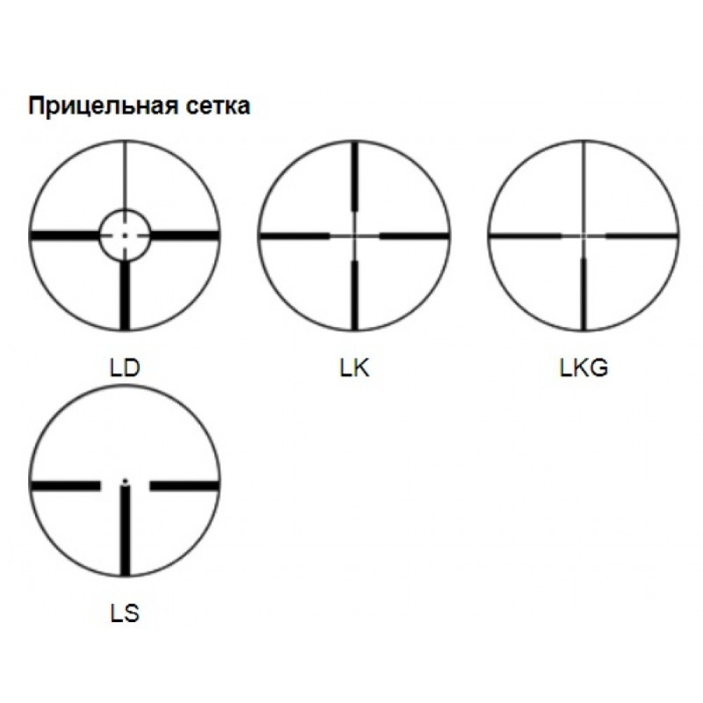 Оптический прицел PV 2-14x42LF с подсветкой, с фокусировкой (LD)