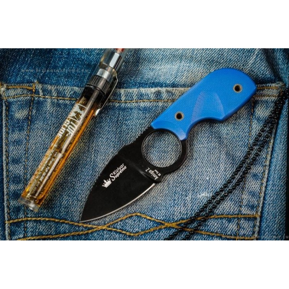 Шейный нож Amigo Z Black D2