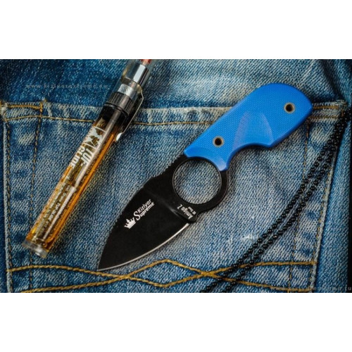 Шейный нож Amigo Z Black D2