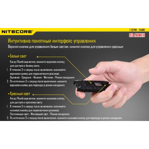 Фонарь Nitecore THUMB