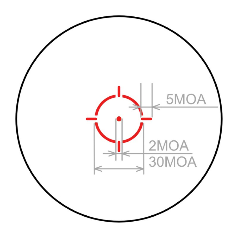 Коллиматорный прицел Veber MultiDot 130 Solar