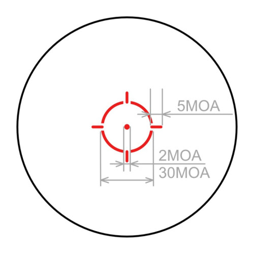 Коллиматорный прицел Veber MultiDot 130 Solar